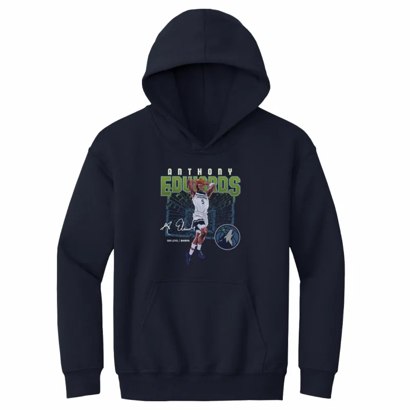 Anthony Edwards Minnesota Timberwolves Shattered WHT sold by 500 Level