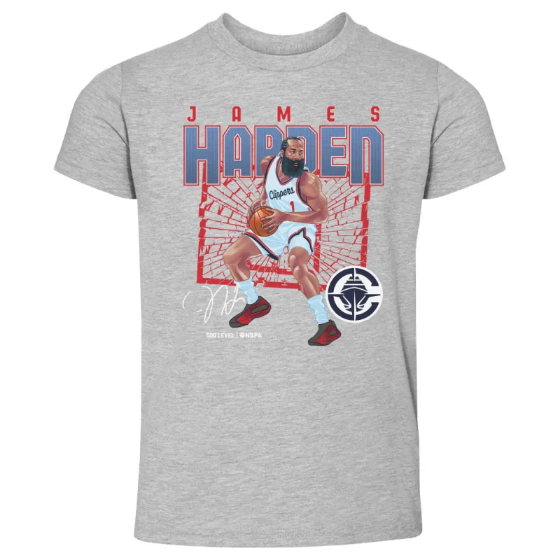 James Harden Los Angeles Clippers Shattered WHT sold by 500 Level