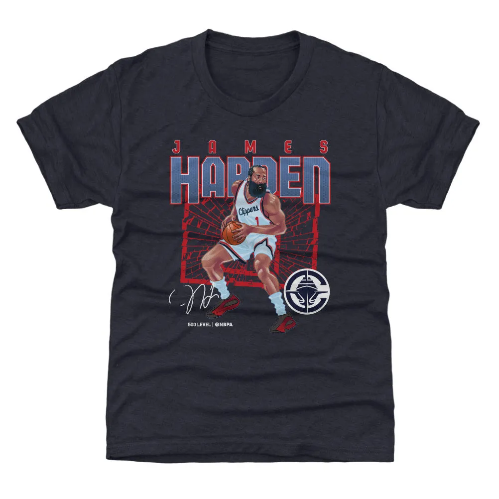 James Harden Los Angeles Clippers Shattered WHT sold by 500 Level product image thumbnail 2