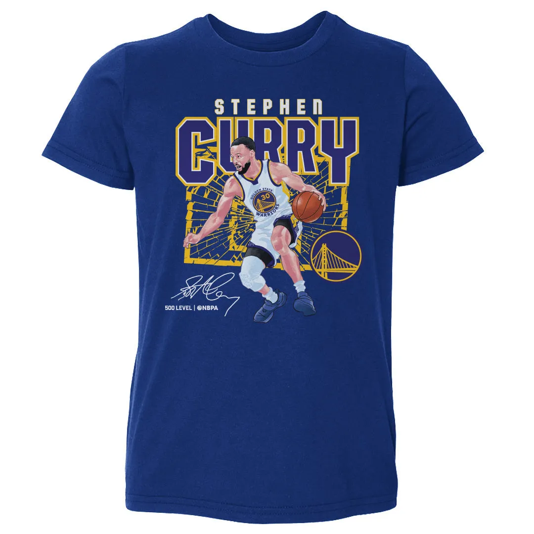 Steph Curry Golden State Warriors Shattered WHT sold by 500 Level