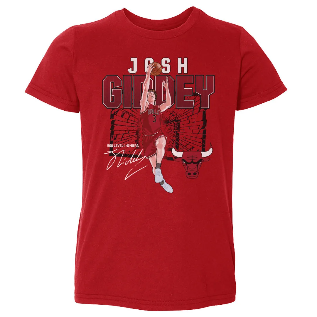Josh Giddey Chicago Bulls Shattered WHT sold by 500 Level