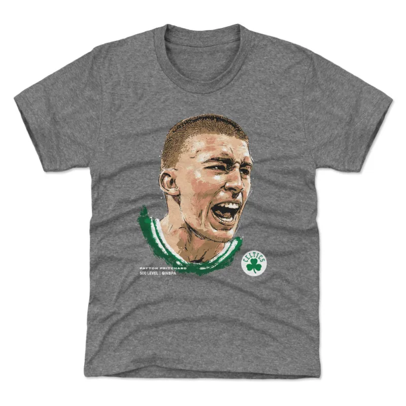 Payton Pritchard Boston Celtics Scream WHT sold by 500 Level