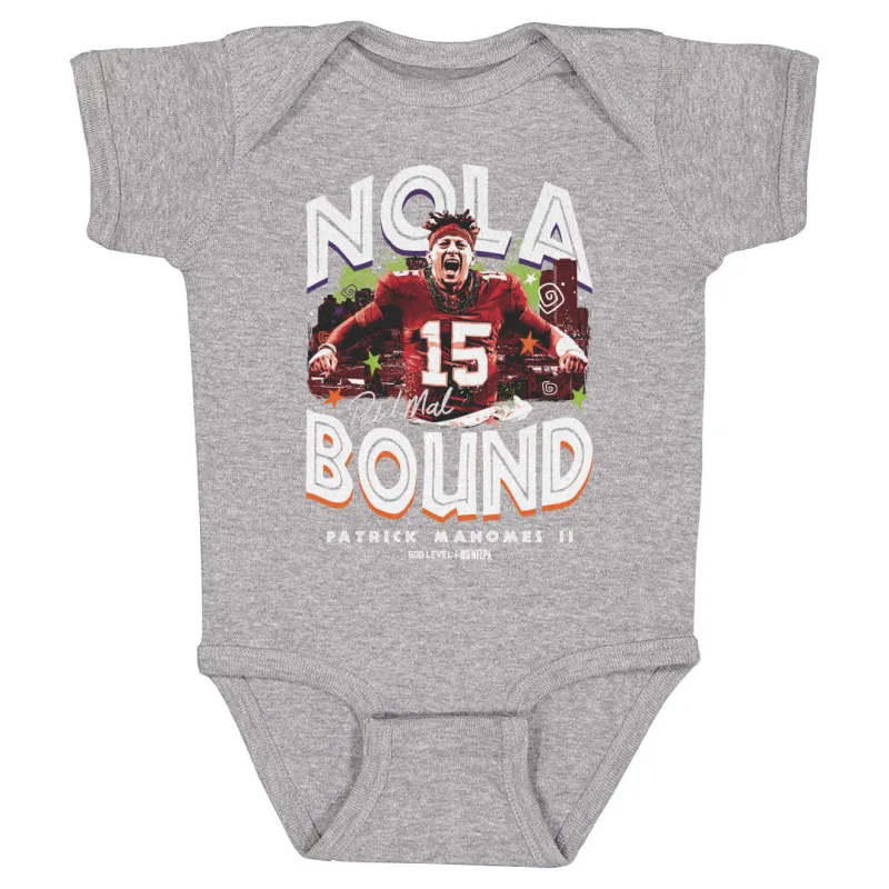 Patrick Mahomes Kansas City NOLA Bound WHT sold by 500 Level