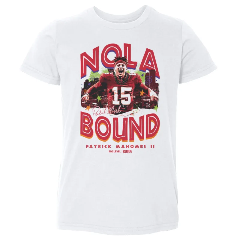 Patrick Mahomes Kansas City NOLA Bound sold by 500 Level