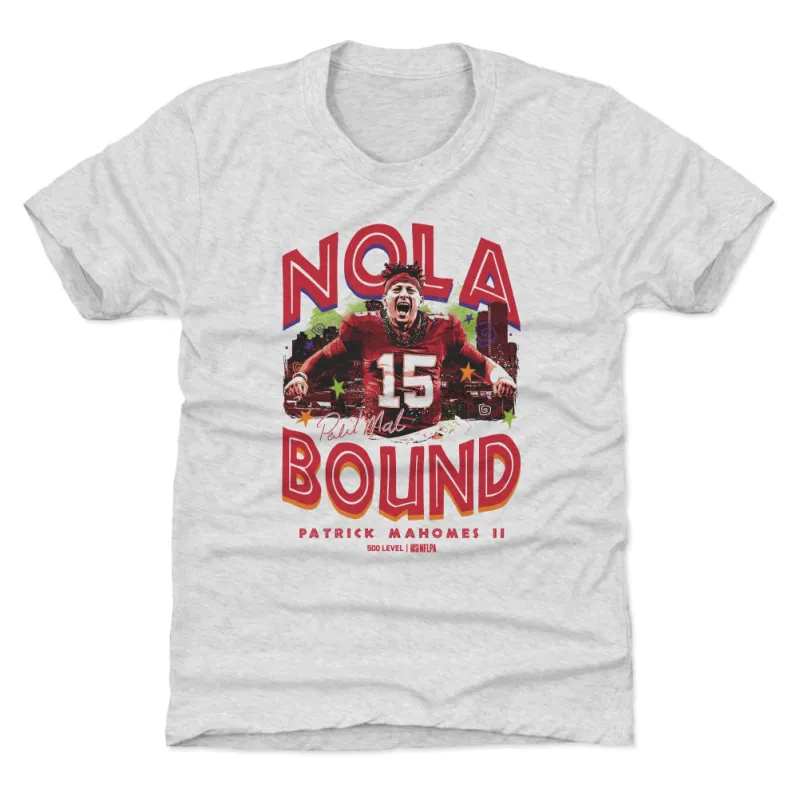 Patrick Mahomes Kansas City NOLA Bound sold by 500 Level