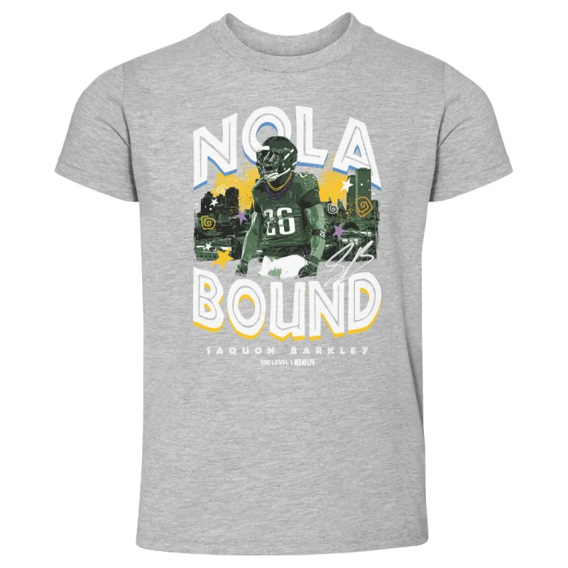 Saquon Barkley Philadelphia NOLA Bound WHT sold by 500 Level
