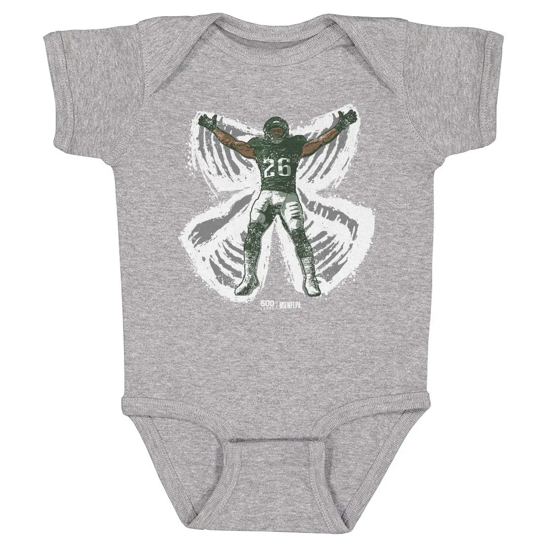 Saquon Barkley Philadelphia Snow Angel WHT sold by 500 Level