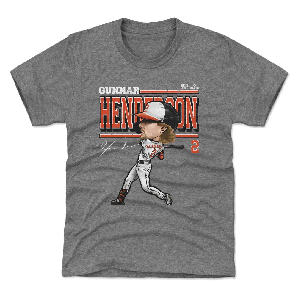 Gunnar Henderson Baltimore Cartoon WHT sold by 500 Level