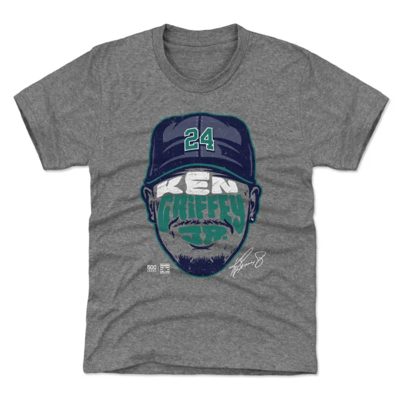 Ken Griffey Jr. Seattle Player Silhouette Number WHT sold by 500 Level