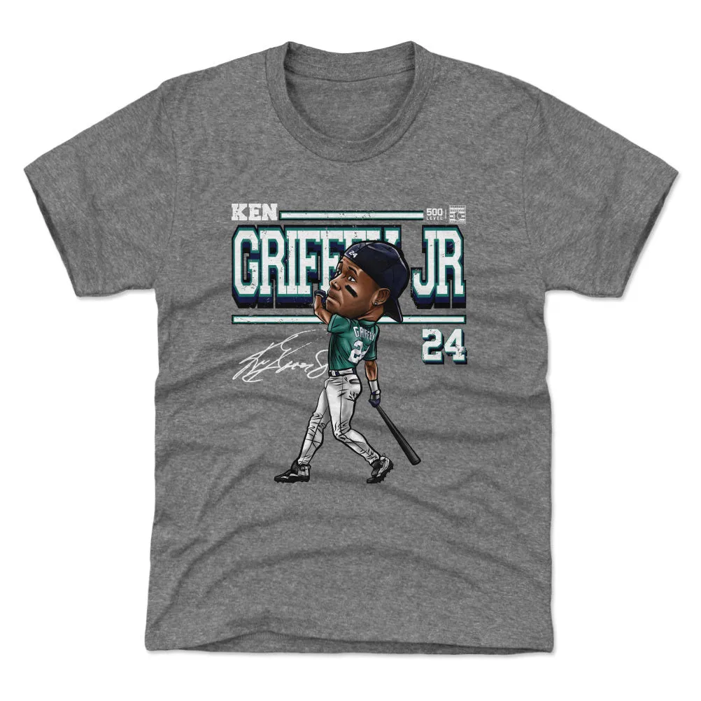 Ken Griffey Jr. Seattle Derby Cartoon WHT sold by 500 Level product image thumbnail 2