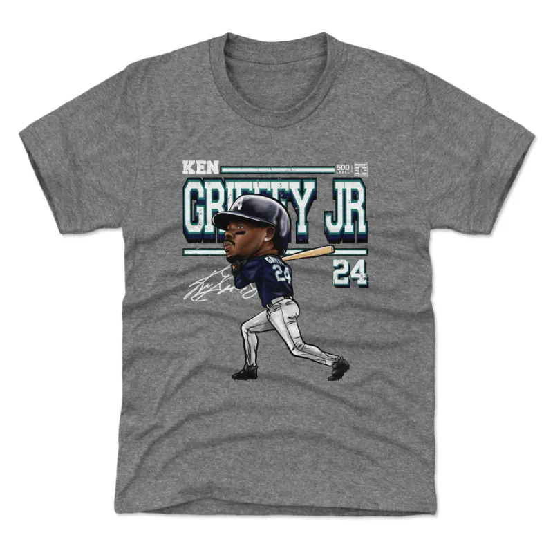 Ken Griffey Jr. Seattle Cartoon WHT sold by 500 Level