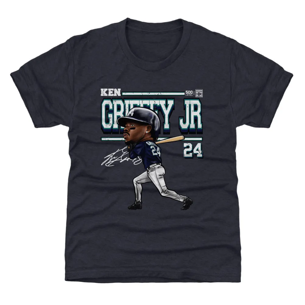 Ken Griffey Jr. Seattle Cartoon WHT sold by 500 Level product image thumbnail 2