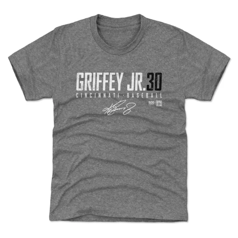 Ken Griffey Jr. Cincinnati Elite WHT sold by 500 Level