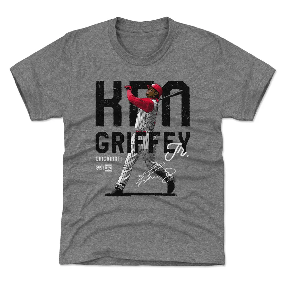 Ken Griffey Jr. Cincinnati Distressed WHT sold by 500 Level product image thumbnail 2