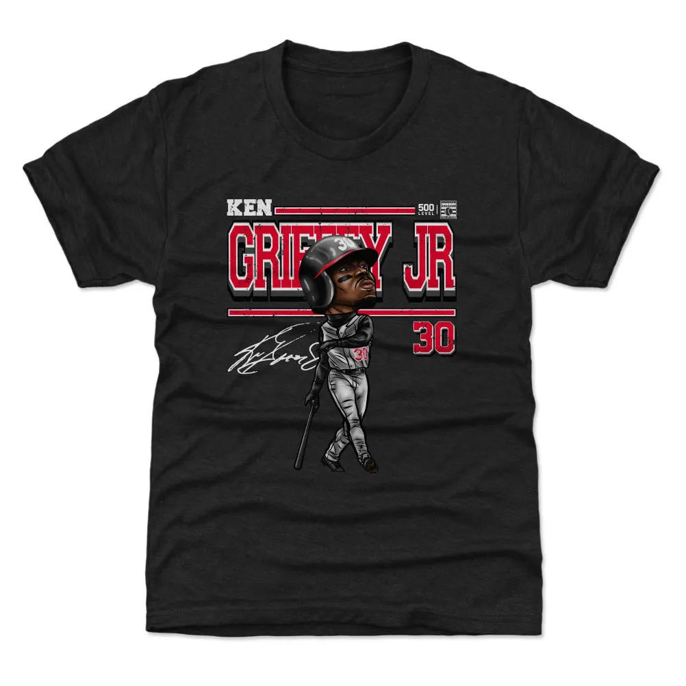 Ken Griffey Jr. Cincinnati Cartoon WHT sold by 500 Level product image thumbnail 3