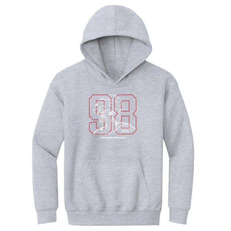 Connor Bedard Chicago Overlay WHT sold by 500 Level