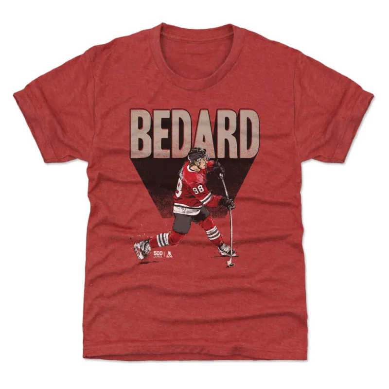 Connor Bedard Chicago Bold WHT sold by 500 Level