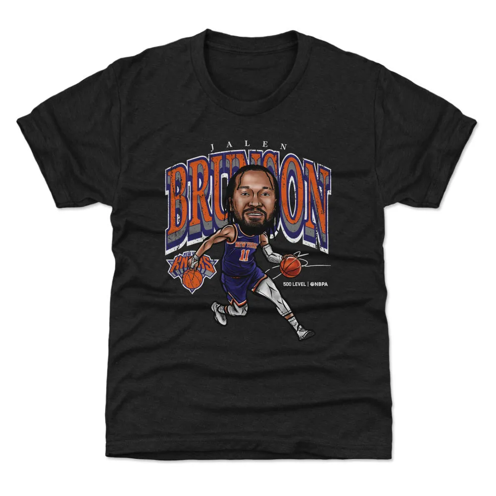 Jalen Brunson New York Knicks Cartoon WHT sold by 500 Level product image thumbnail 2