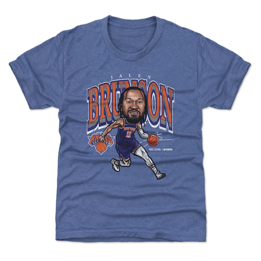 Jalen Brunson New York Knicks Cartoon WHT sold by 500 Level product image thumbnail 3