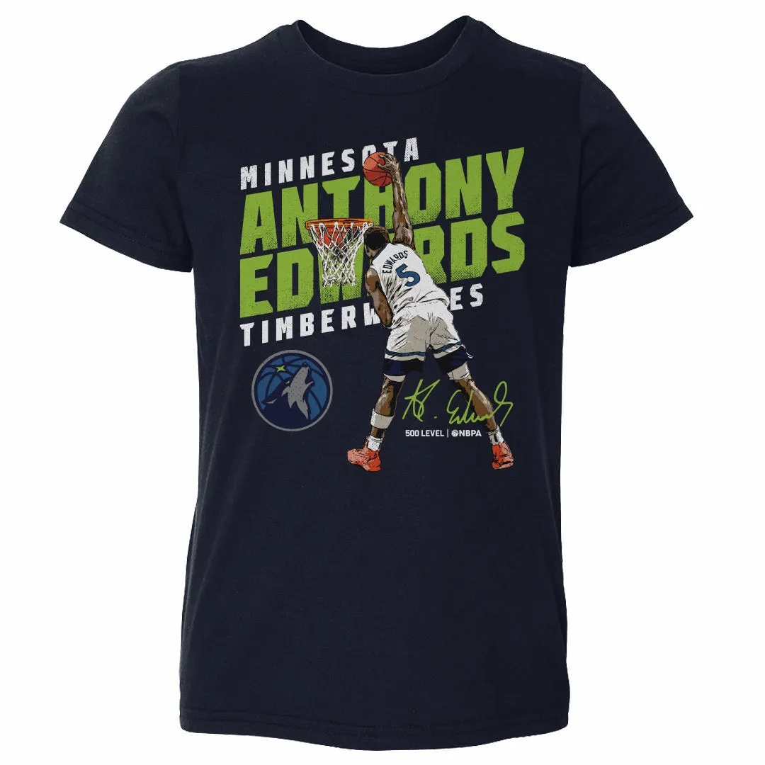 Anthony Edwards Minnesota Timberwolves Slant WHT sold by 500 Level product image thumbnail 2