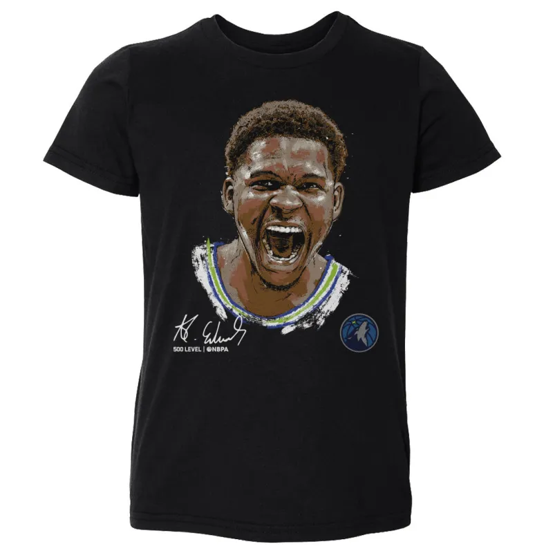 Anthony Edwards Minnesota Timberwolves Portrait WHT sold by 500 Level