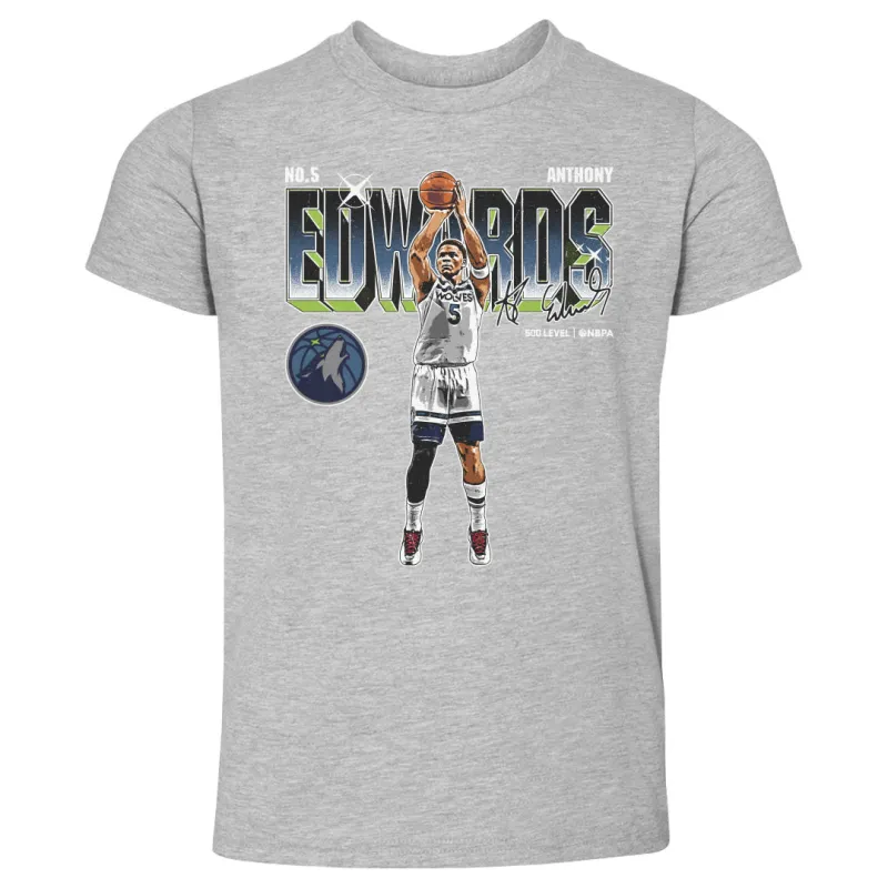 Anthony Edwards Minnesota Timberwolves Futuristic WHT sold by 500 Level