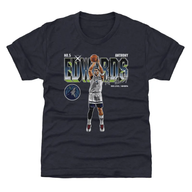 Anthony Edwards Minnesota Timberwolves Futuristic WHT sold by 500 Level