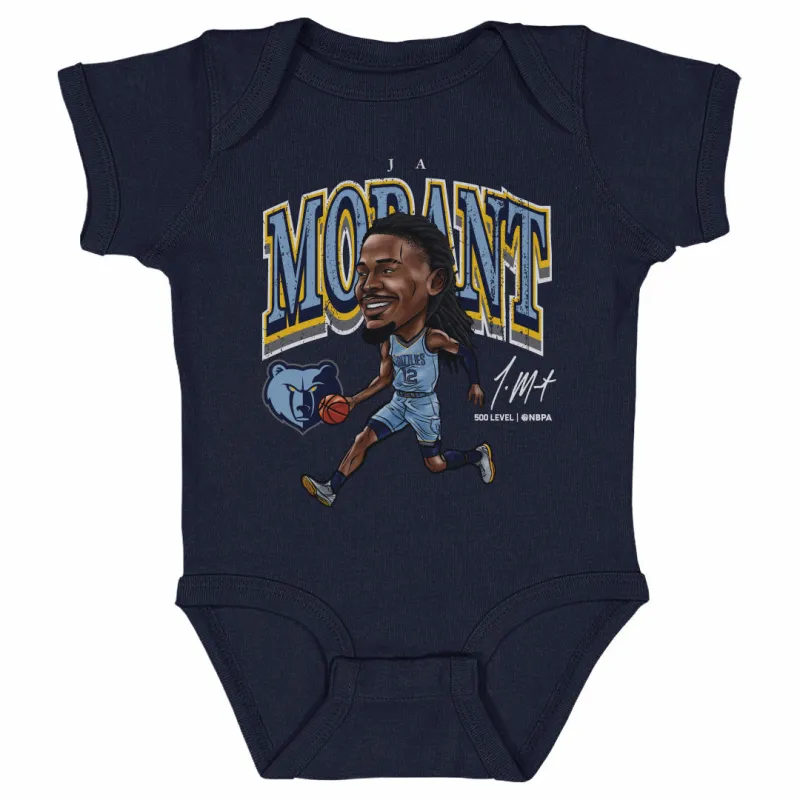 Ja Morant Memphis Grizzlies Cartoon WHT sold by 500 Level