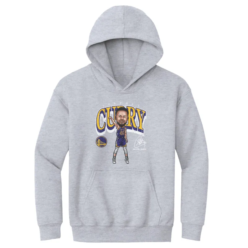 Steph Curry Golden State Warriors Cartoon WHT sold by 500 Level