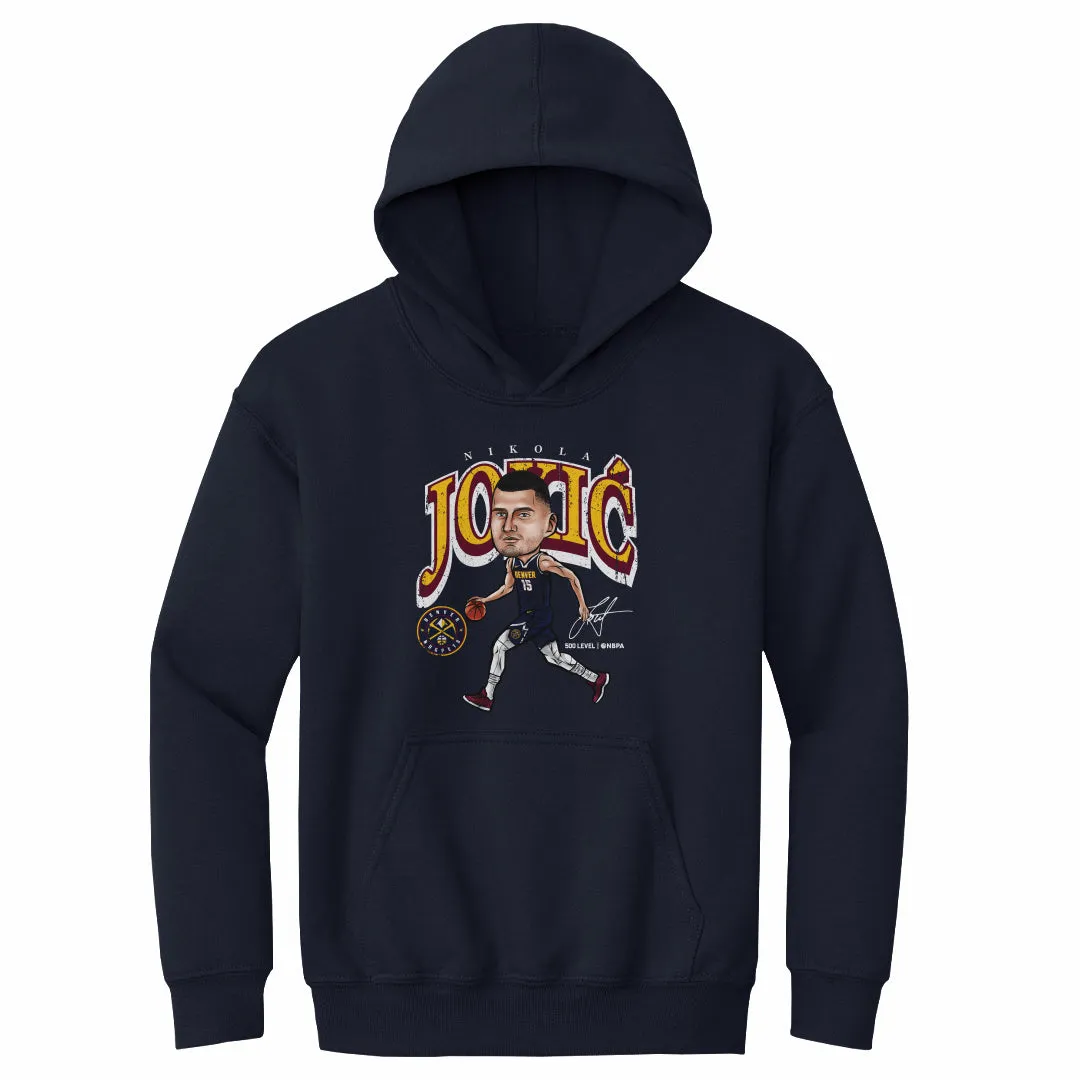 Nikola Jokic Denver Nuggets Cartoon WHT sold by 500 Level