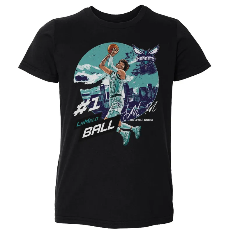 LaMelo Ball Charlotte Hornets City Emblem WHT sold by 500 Level