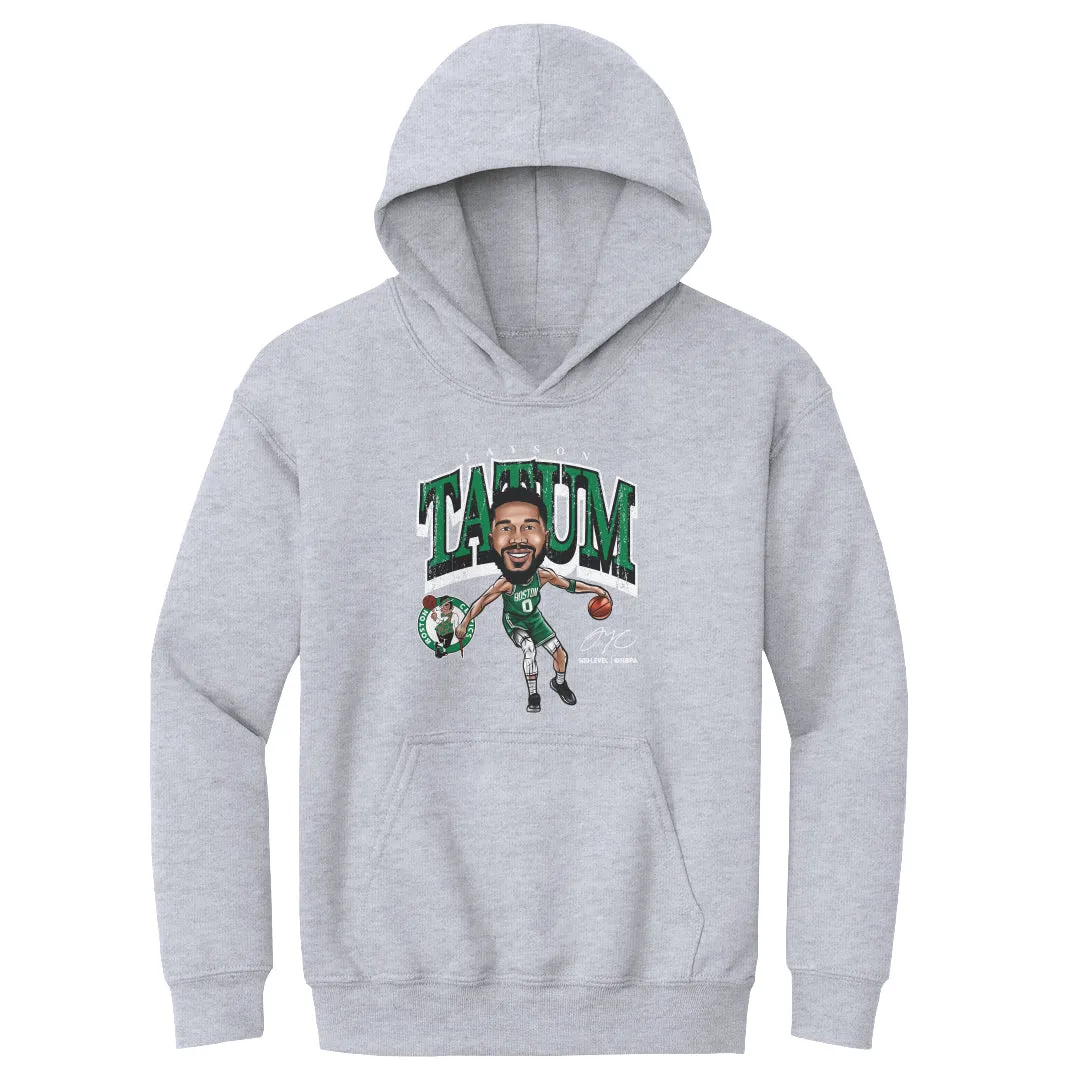 Jayson Tatum Boston Celtics Cartoon WHT sold by 500 Level