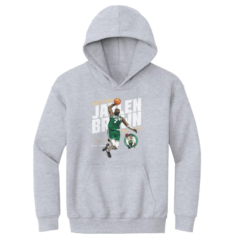 Jaylen Brown Boston Celtics Slant WHT sold by 500 Level