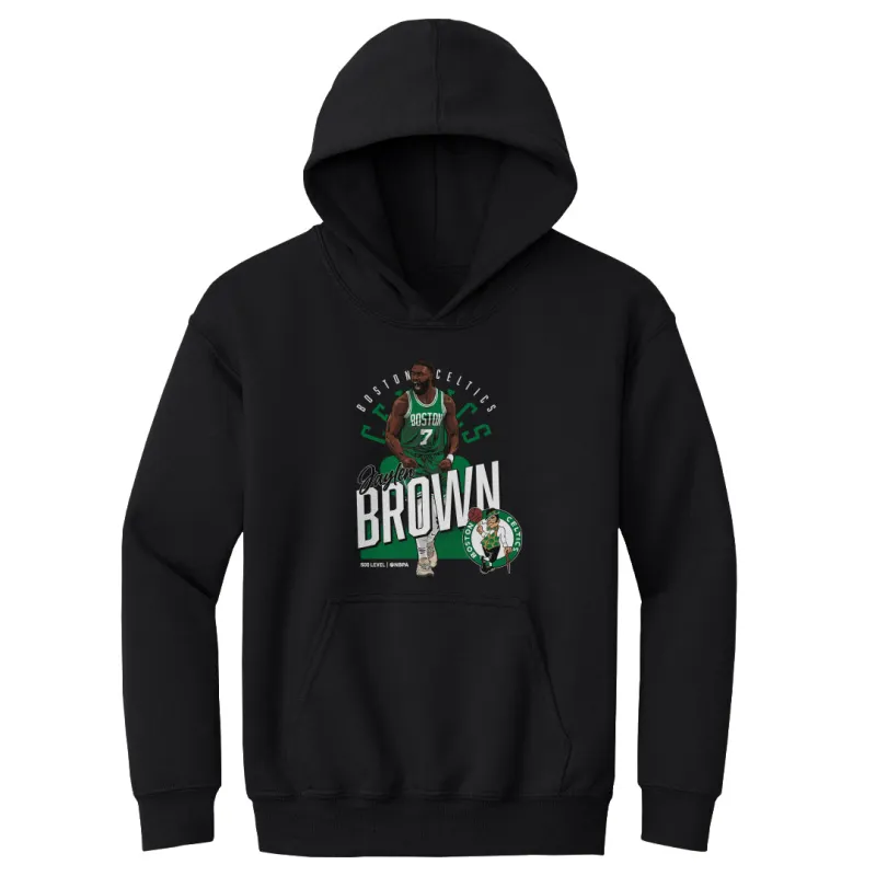 Jaylen Brown Boston Celtics Shield WHT sold by 500 Level