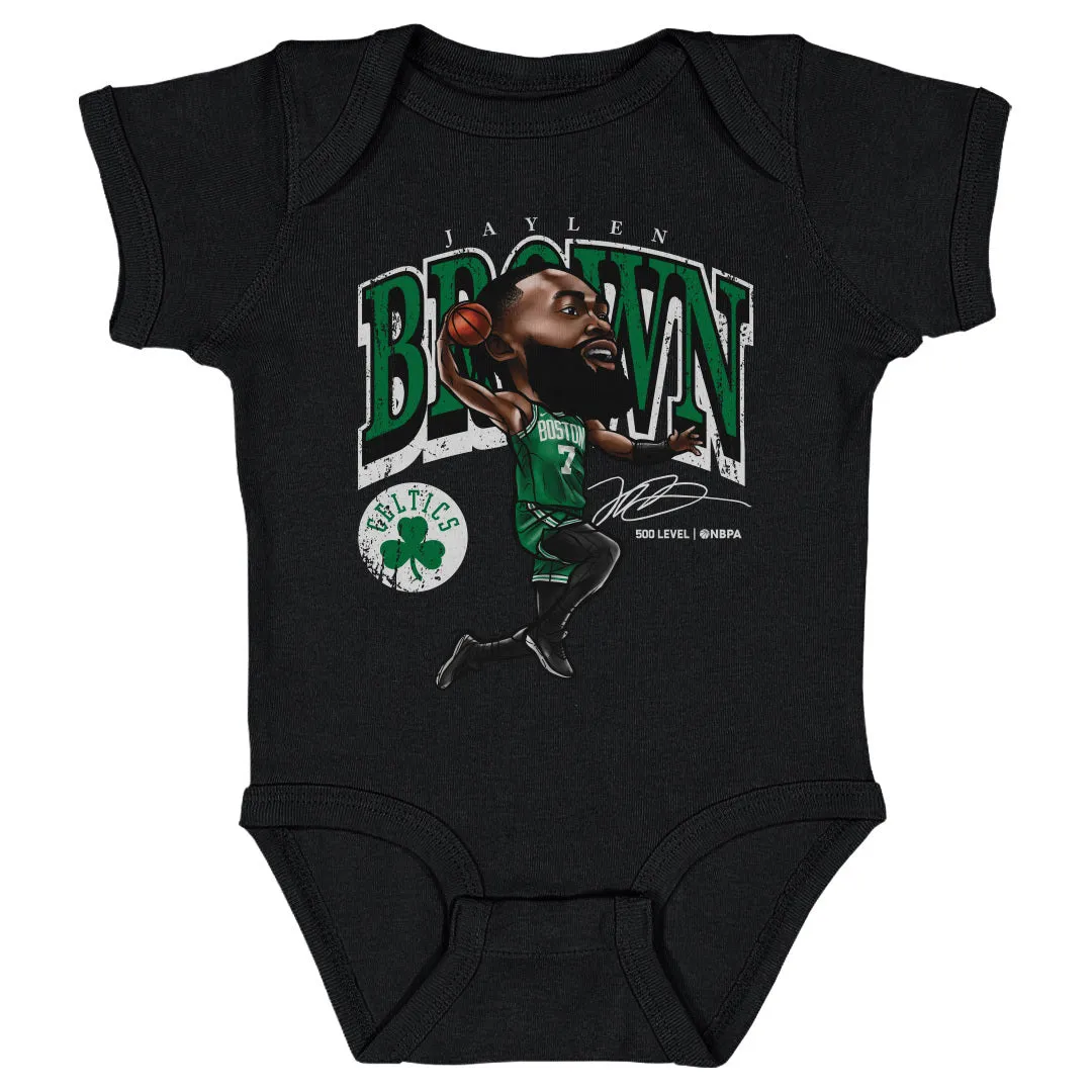 Jaylen Brown Boston Celtics Cartoon WHT sold by 500 Level
