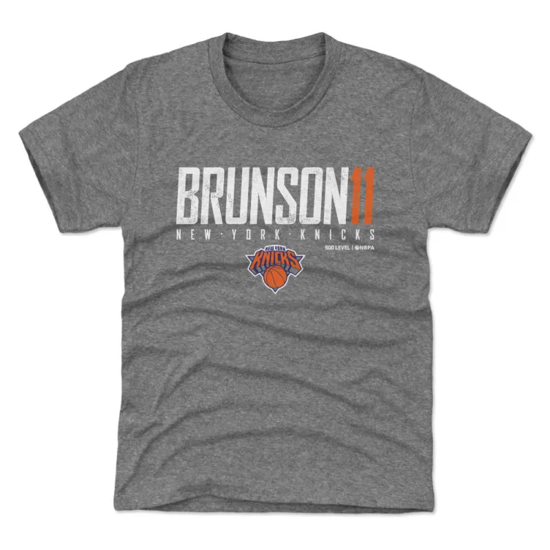 Jalen Brunson New York Knicks Elite WHT sold by 500 Level