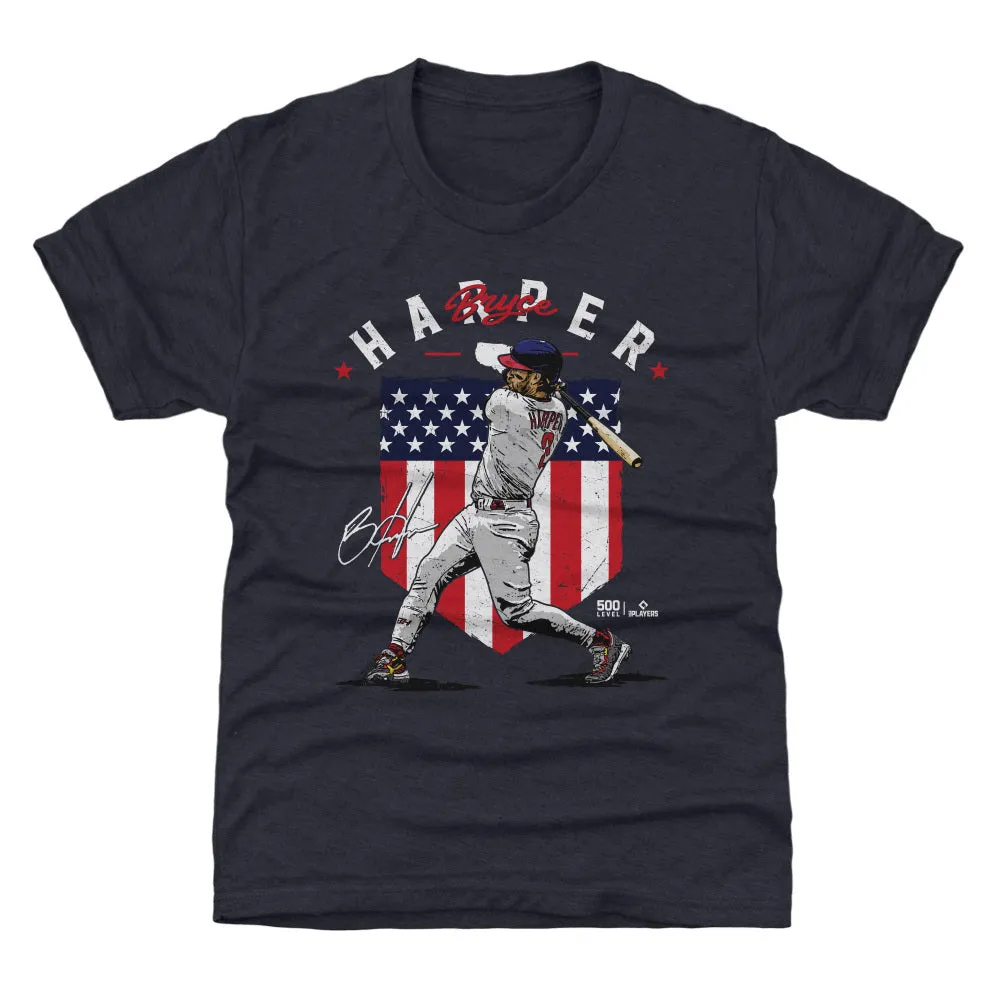 Bryce Harper Philadelphia Country Flag WHT sold by 500 Level