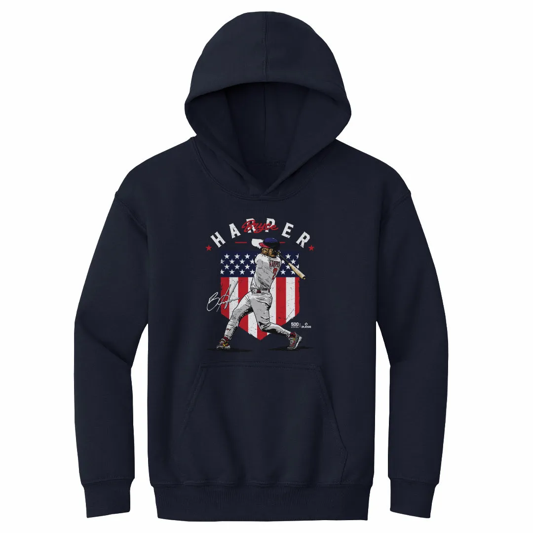 Bryce Harper Philadelphia Country Flag WHT sold by 500 Level