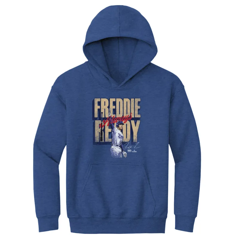 Freddie Freeman Los Angeles D Freddie Always Ready WHT sold by 500 Level