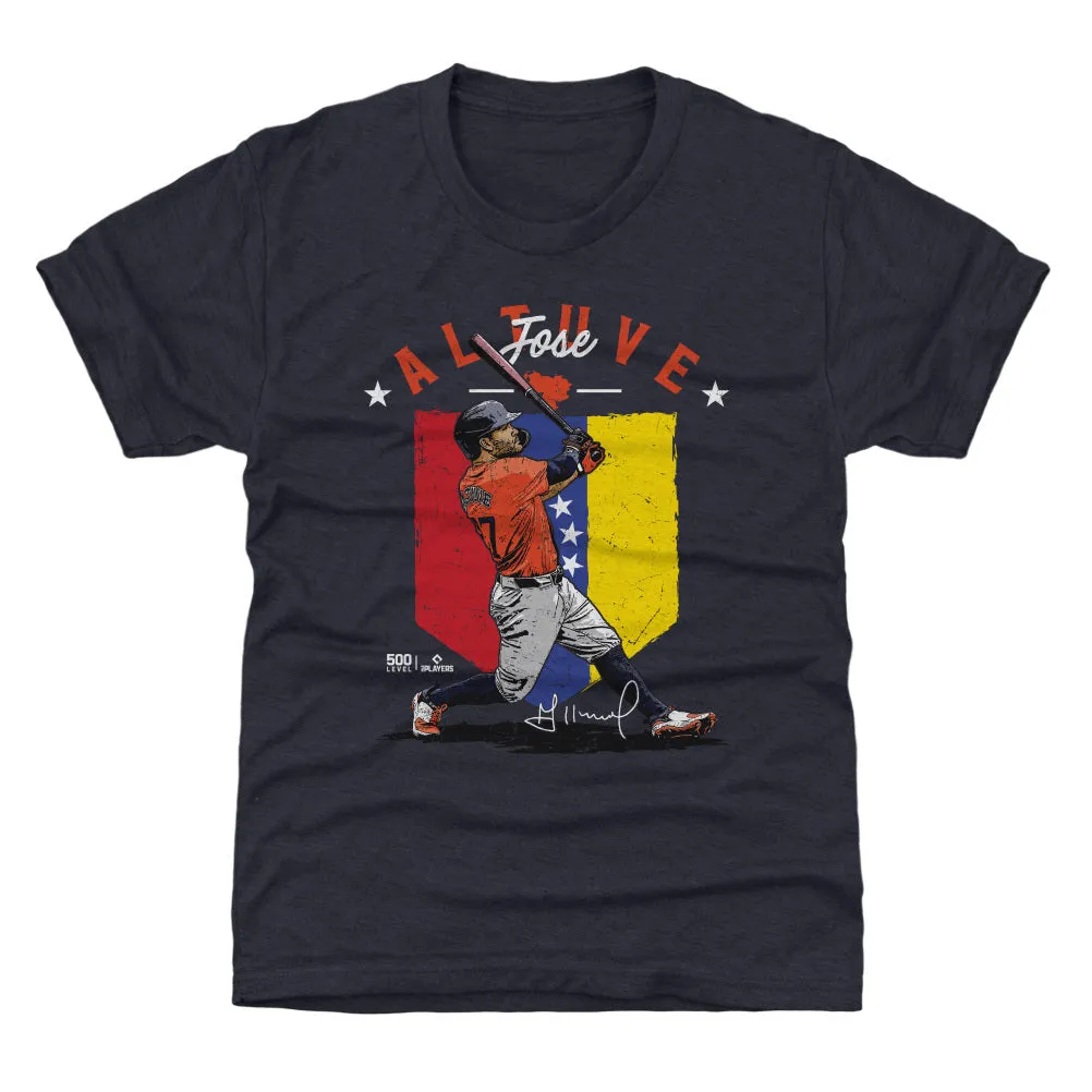Jose Altuve Houston Country Flag WHT sold by 500 Level