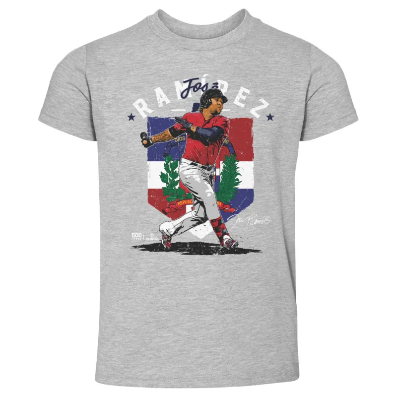 Jose Ramirez Cleveland Country Flag WHT sold by 500 Level