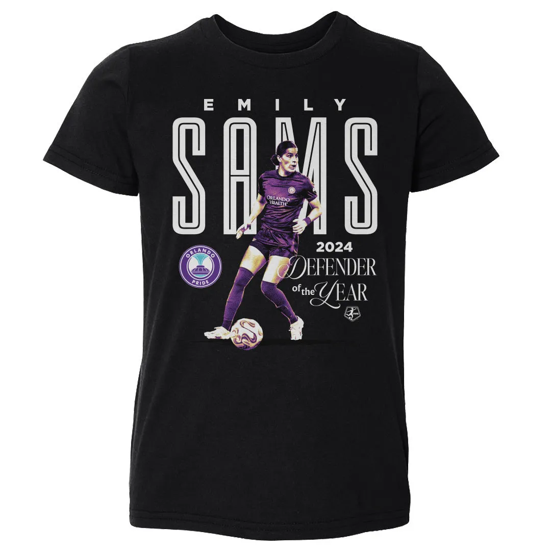 Emily Sams Orlando Pride 2024 Defender Of The Year WHT sold by 500 Level