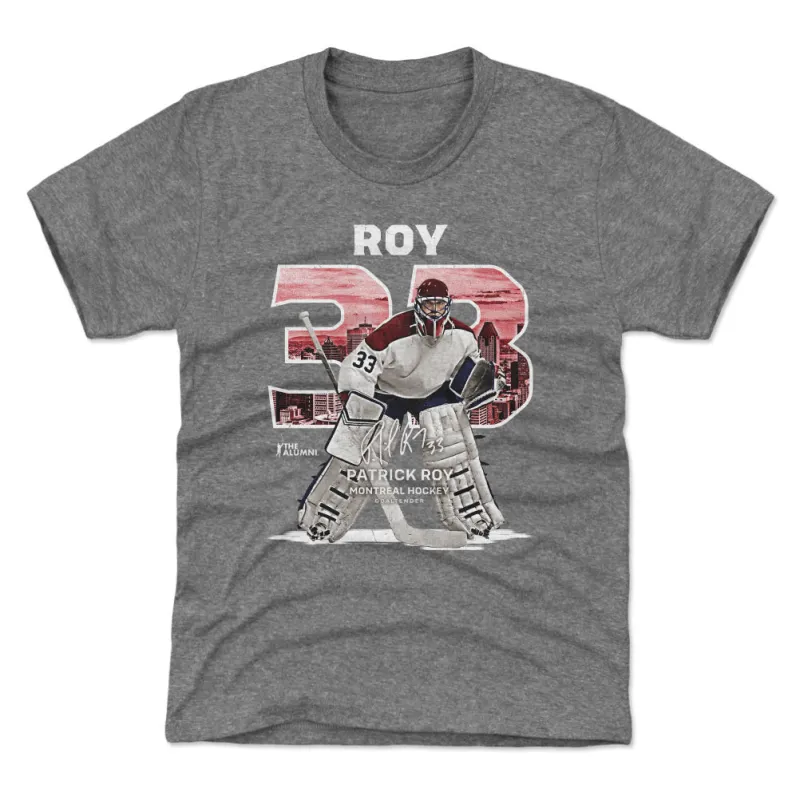 Patrick Roy Montreal Throwback WHT sold by 500 Level