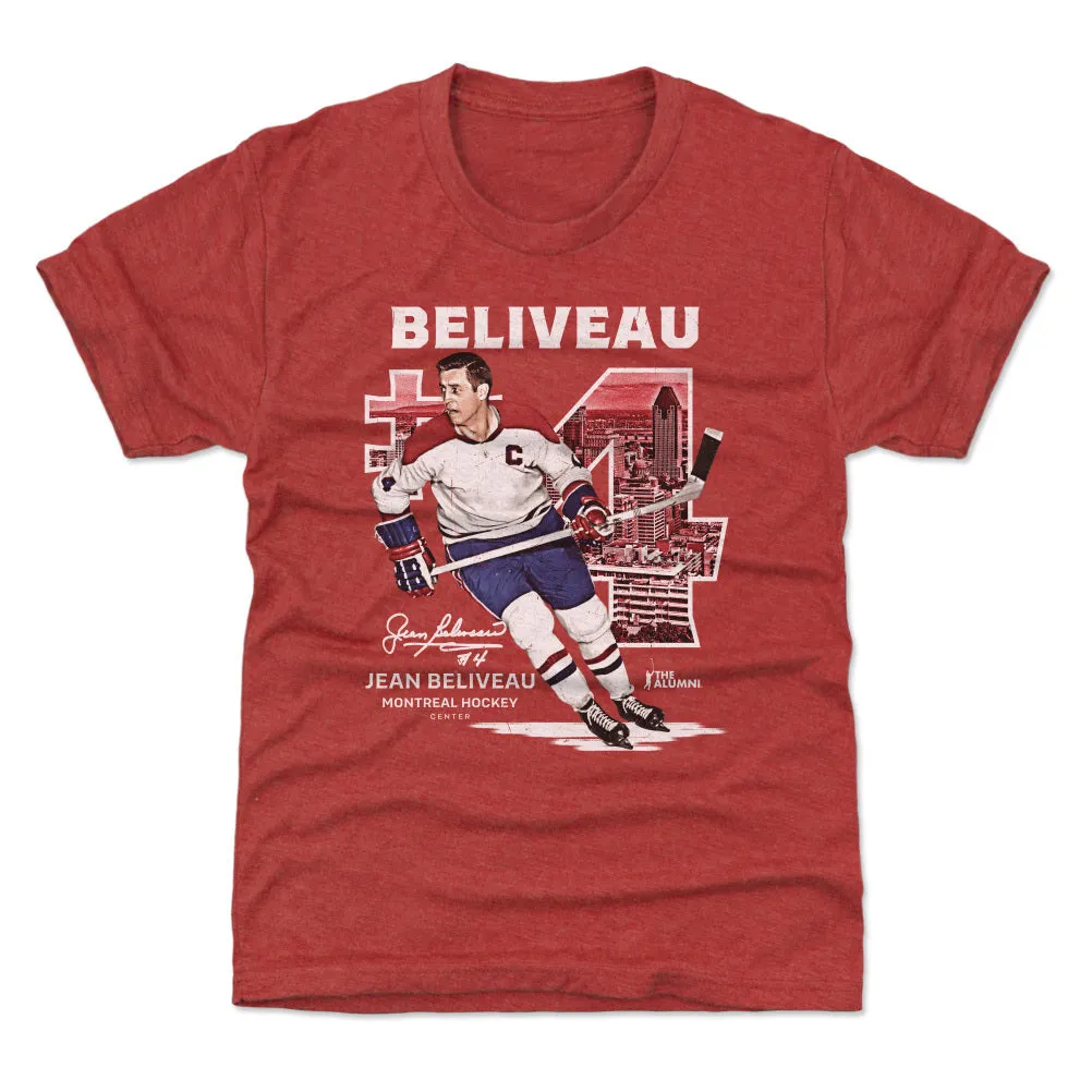 Jean Beliveau Montreal Throwback WHT sold by 500 Level product image thumbnail 2