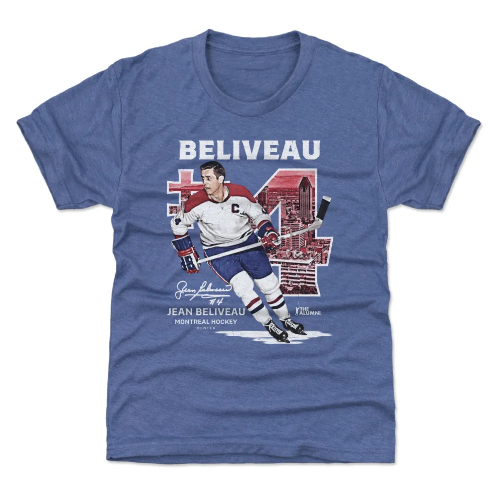 Jean Beliveau Montreal Throwback WHT sold by 500 Level product image thumbnail 3