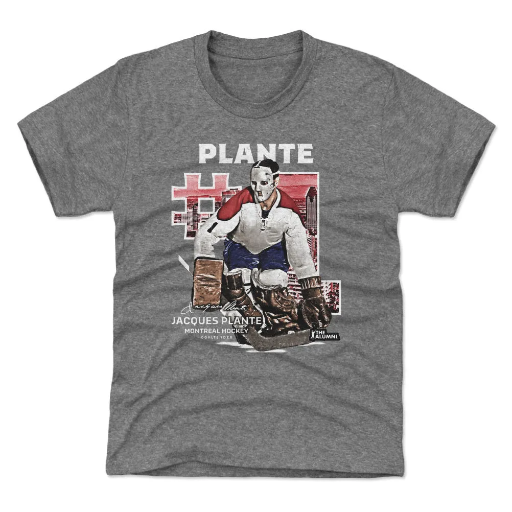 Jacques Plante Montreal Throwback WHT sold by 500 Level product image thumbnail 3