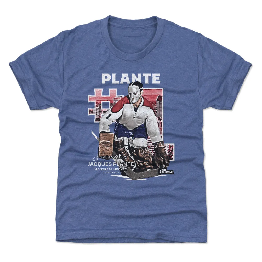 Jacques Plante Montreal Throwback WHT sold by 500 Level product image thumbnail 2