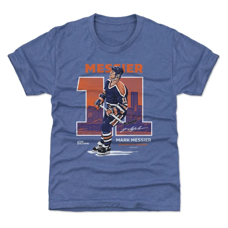 Mark Messier Edmonton Throwback WHT sold by 500 Level