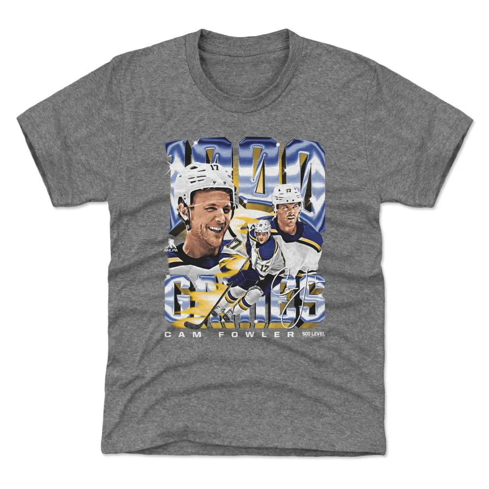 Cam Fowler St. Louis 1000 Games Vintage WHT sold by 500 Level product image thumbnail 2