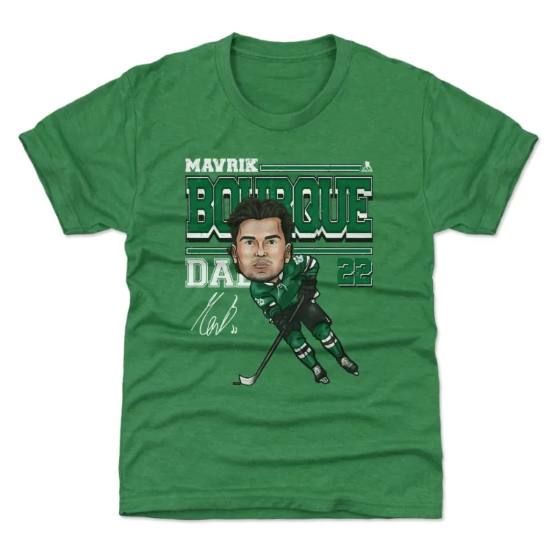 Mavrik Bourque Dallas Cartoon WHT sold by 500 Level